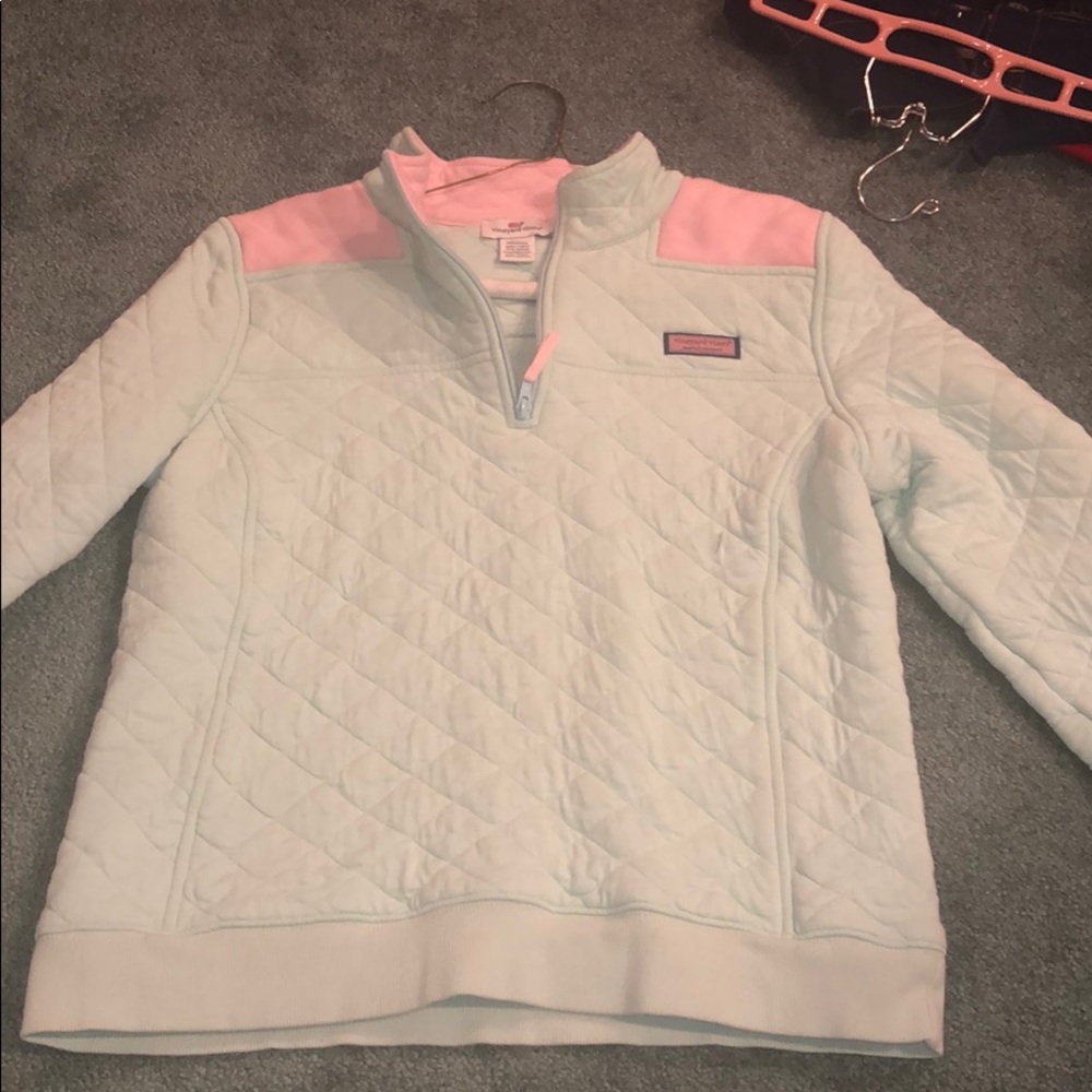 Quilted sweater
